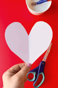 Scrunched Tissue Paper Heart Art - Friends Art Lab