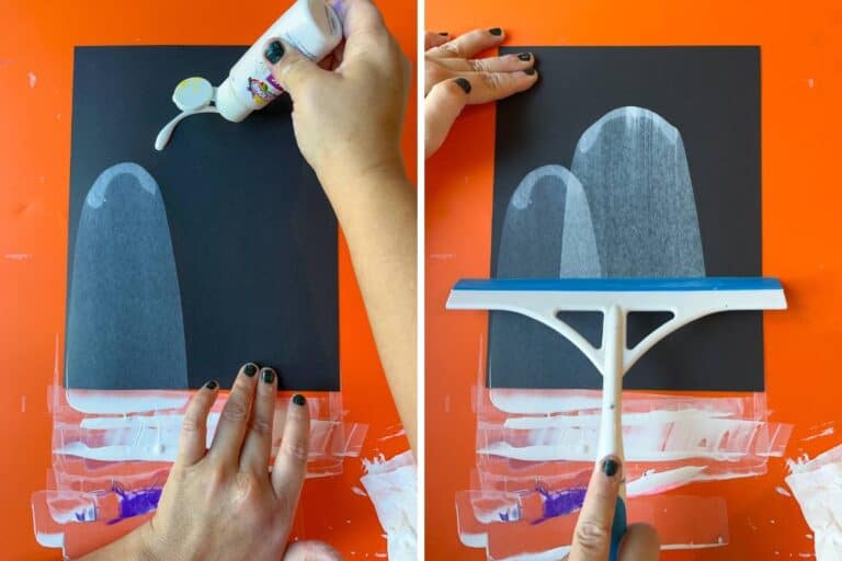 Ghost Scraper Art for Kids - Friends Art Lab