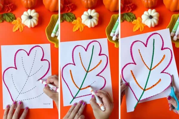 Fall Cutting and Tracing Pages - 8 Free Designs - Friends Art Lab