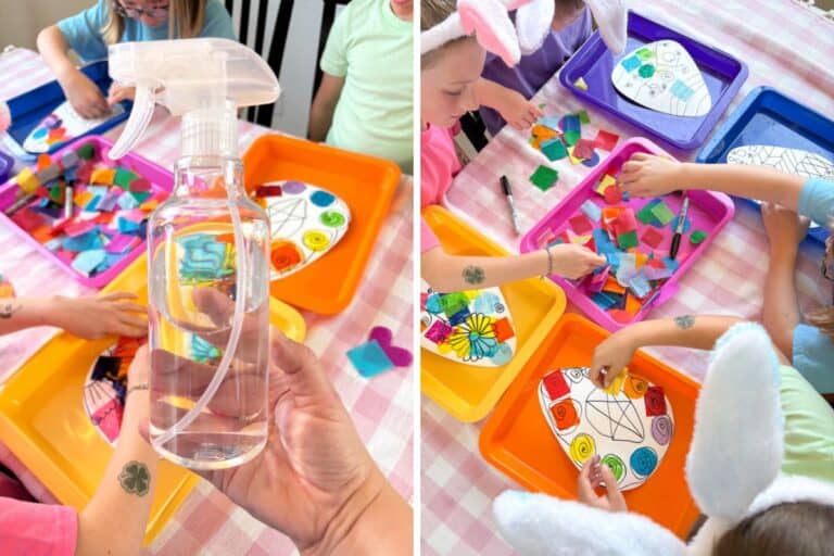 Bleeding Tissue Paper Egg Art Magic - Friends Art Lab