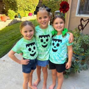 Frankenstein Halloween Tie-Dye Shirts